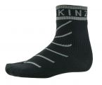 Ponožky nepromokavé SealSkinz Thin Pro Ankle Hydrost cerná/šedá 